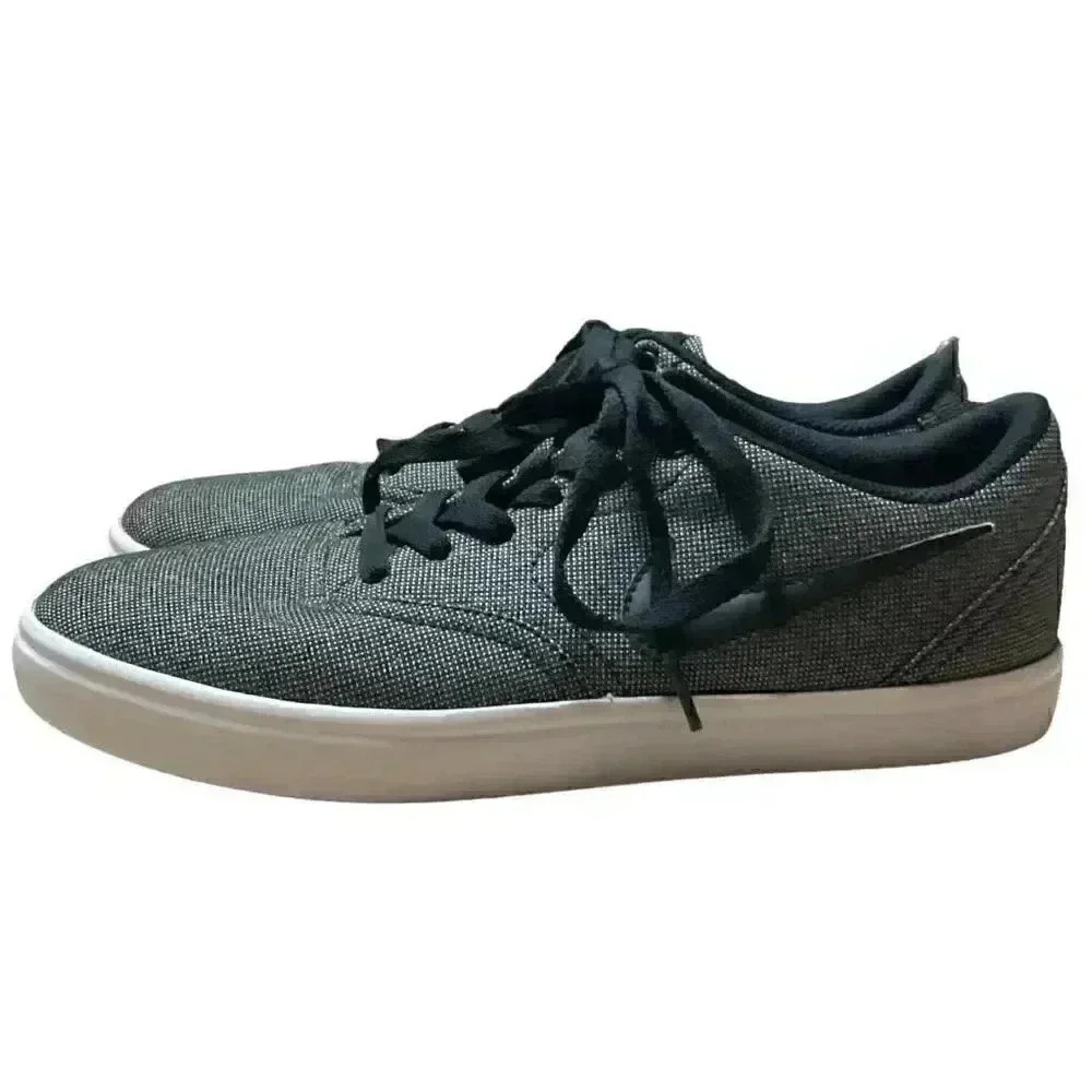 Nike Mens SB Solarsoft Check Men 8 D Dark Gray Sneakers 843896-004 Skateboard - Picture 6 of 7